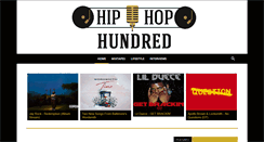 Desktop Screenshot of hiphophundred.com