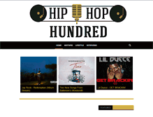 Tablet Screenshot of hiphophundred.com
